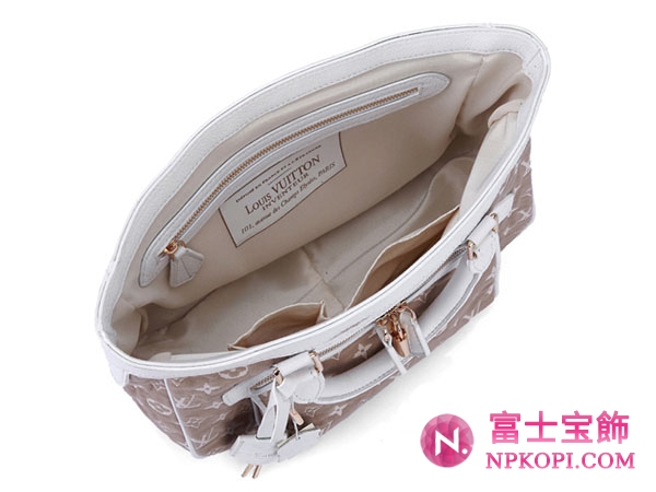 ルイヴィトン 偽物 モノグラムサビア カバ MM ブロン M93495